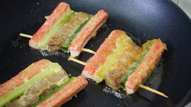 팽이버섯 꼬치