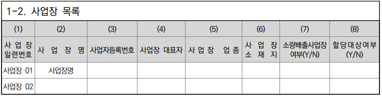 배출권거래제 명세서 작성 2
