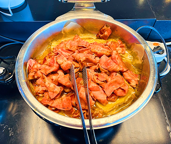 조식 메뉴들