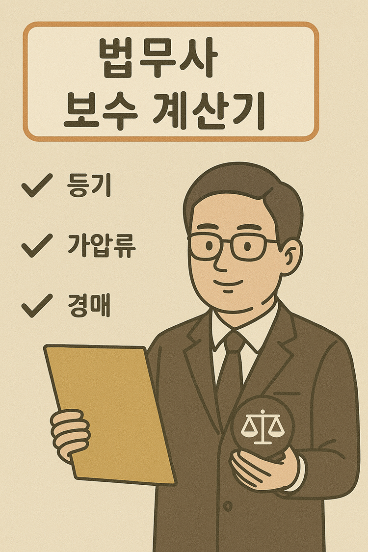 법무사 보수 계산기