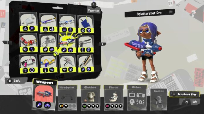  스플래툰 3 무기 Splatoon 3 최고의 무기 가이드