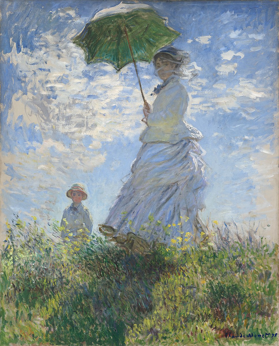 Woman with a Parasol - Madame Monet and Her Son Edit this at Wikidata