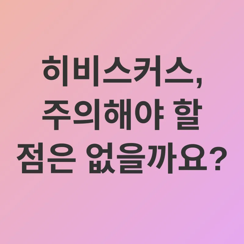 히비스커스차 효능_3