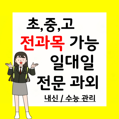  아양동 예비고 국어과외 아양지구 예비중 과학과외 초등중등고등 방학특강 일대일 물리 한국사 사회 코칭 과외
