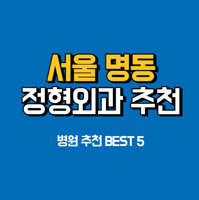 서울 명동 정형외과