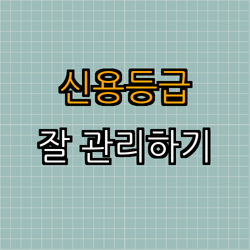 현명한 신용카드 사용법 | 신용등급 관리 | 현명한 소비 | 카드 혜택 누리기 | 재정 건강 유지 | 총정리 - 2. 신용등급 관리하기 2. 신용등급 관리하기