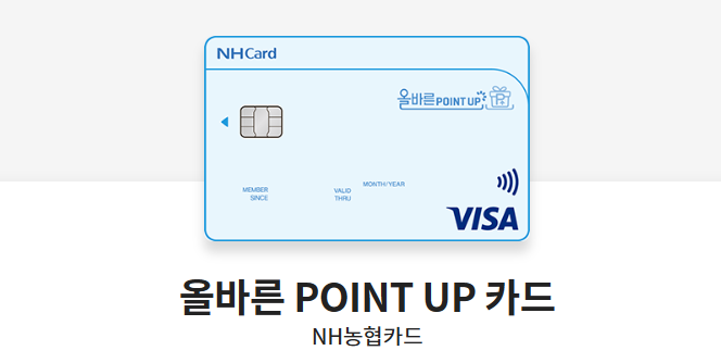 올바른 POINT UP 카드