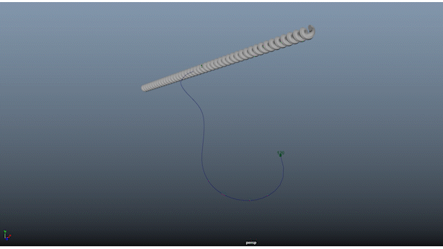 커브를 따라 모델링이 움직이는 gif
