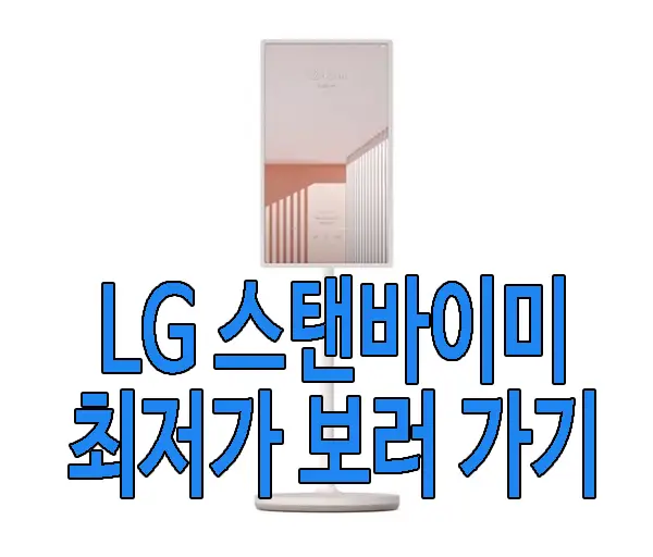 LG 스탠바이미 세로 거치 사진