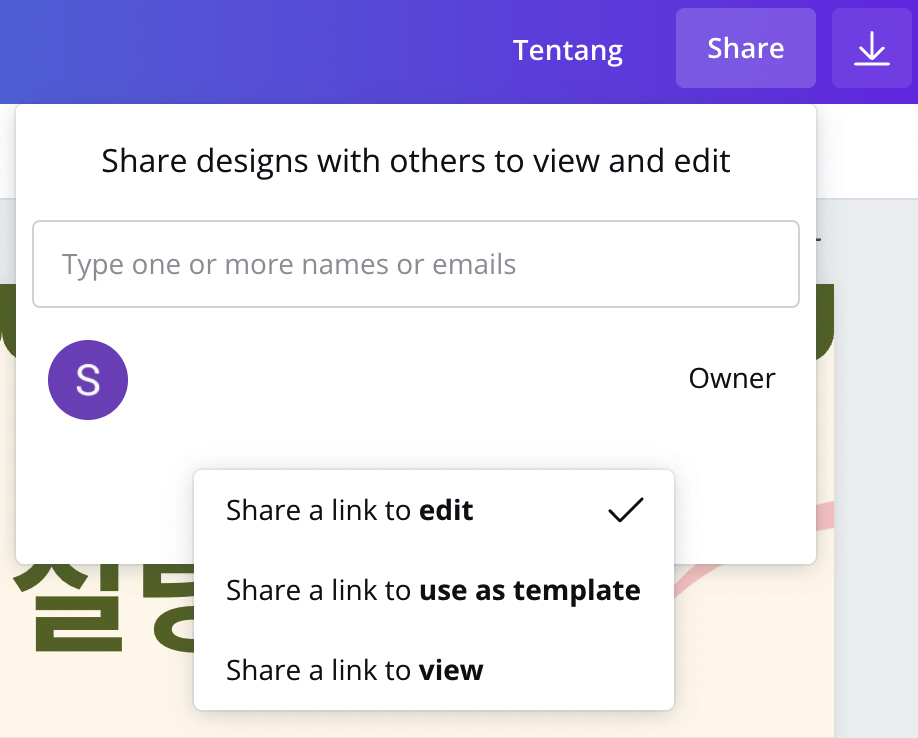canva-인포그래픽-만들기-공동-작업