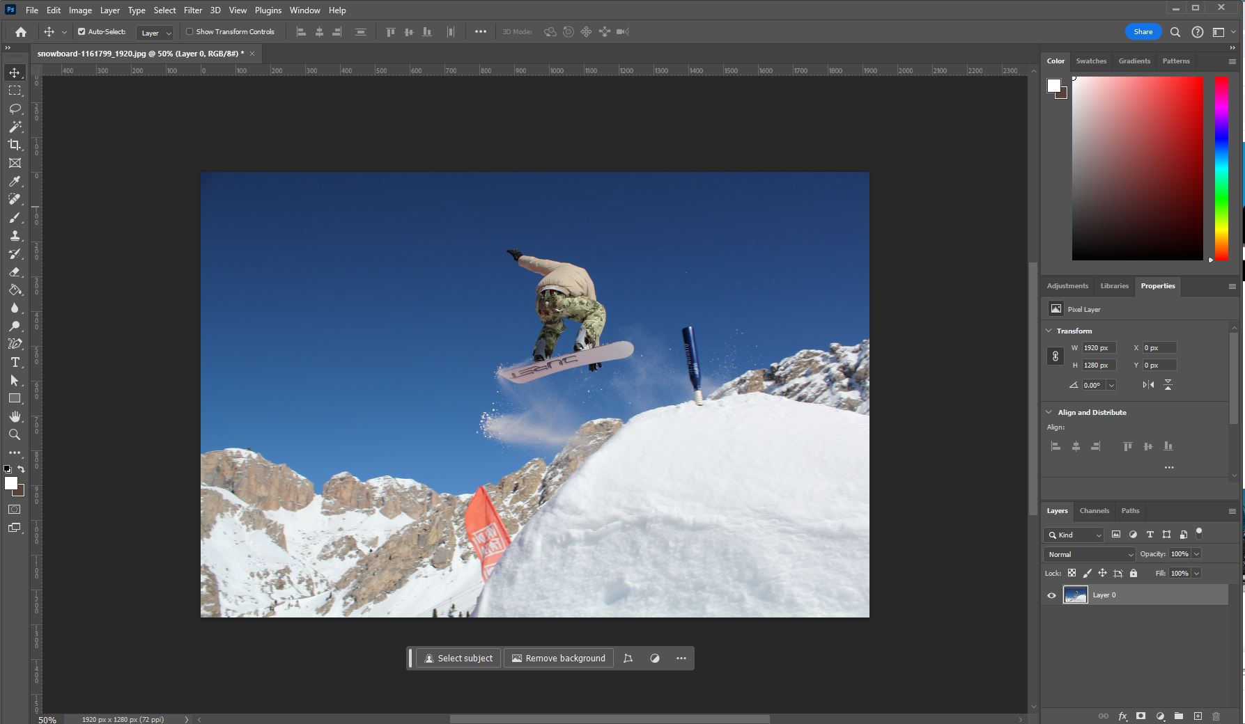 보드 점프하는 사진