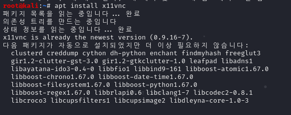  리눅스 VNC 원격 접속 하기 With. x11vnc
