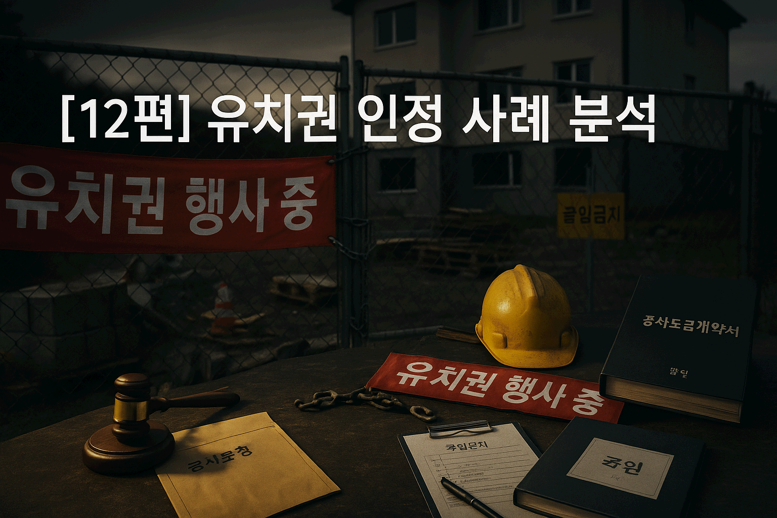 [12편] 유치권이 실제 인정된 사례 분석: 실질요건이 충족된 구조