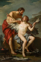 이카로스의-날개를-붙이는-다이달로스---요셉-마리에-비엔&#44;-1754