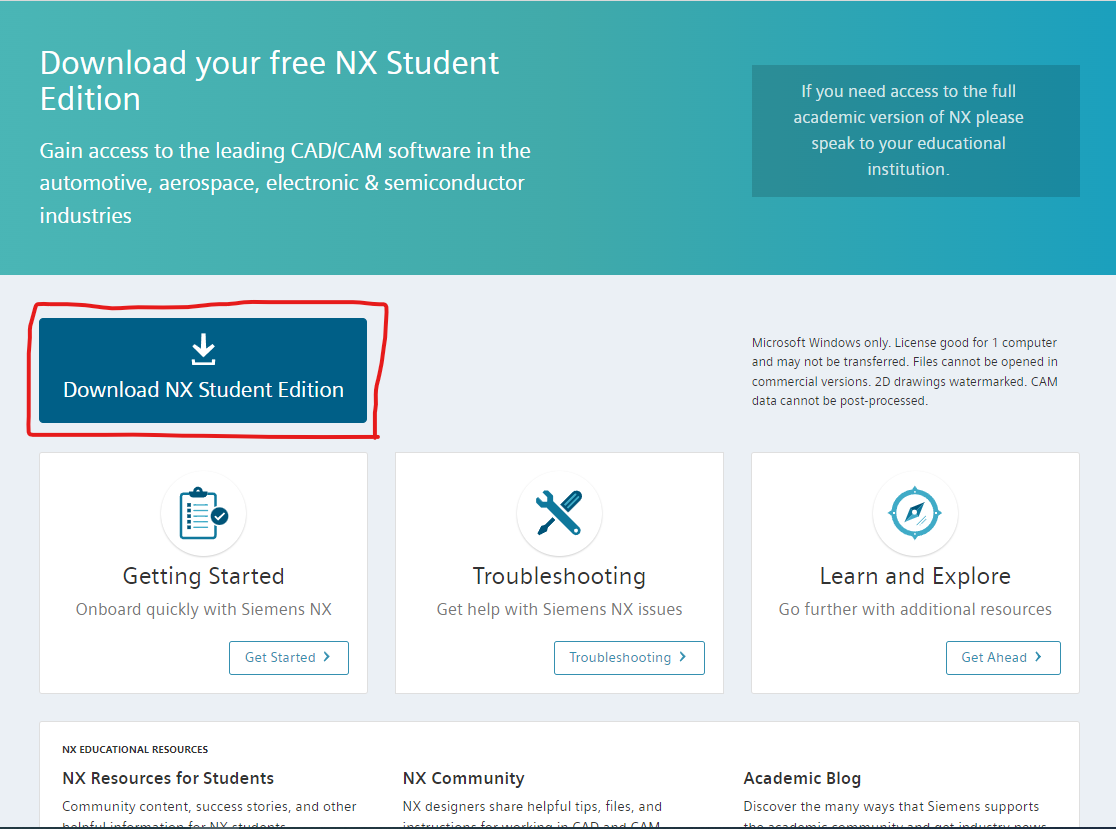 Nx Student Download – Siemens Nx Software Download – MGHOED