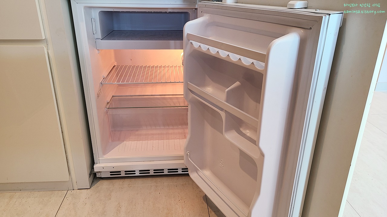 썬크루즈 호텔&amp;리조트 콘도형 객실 냉장고