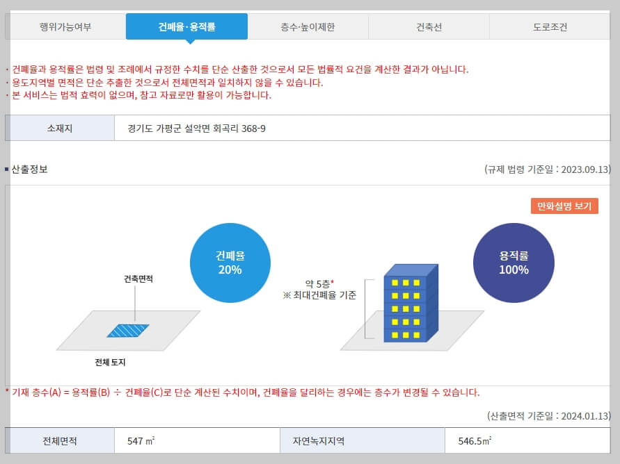 토지이용계획 토지규제정보 토지이음