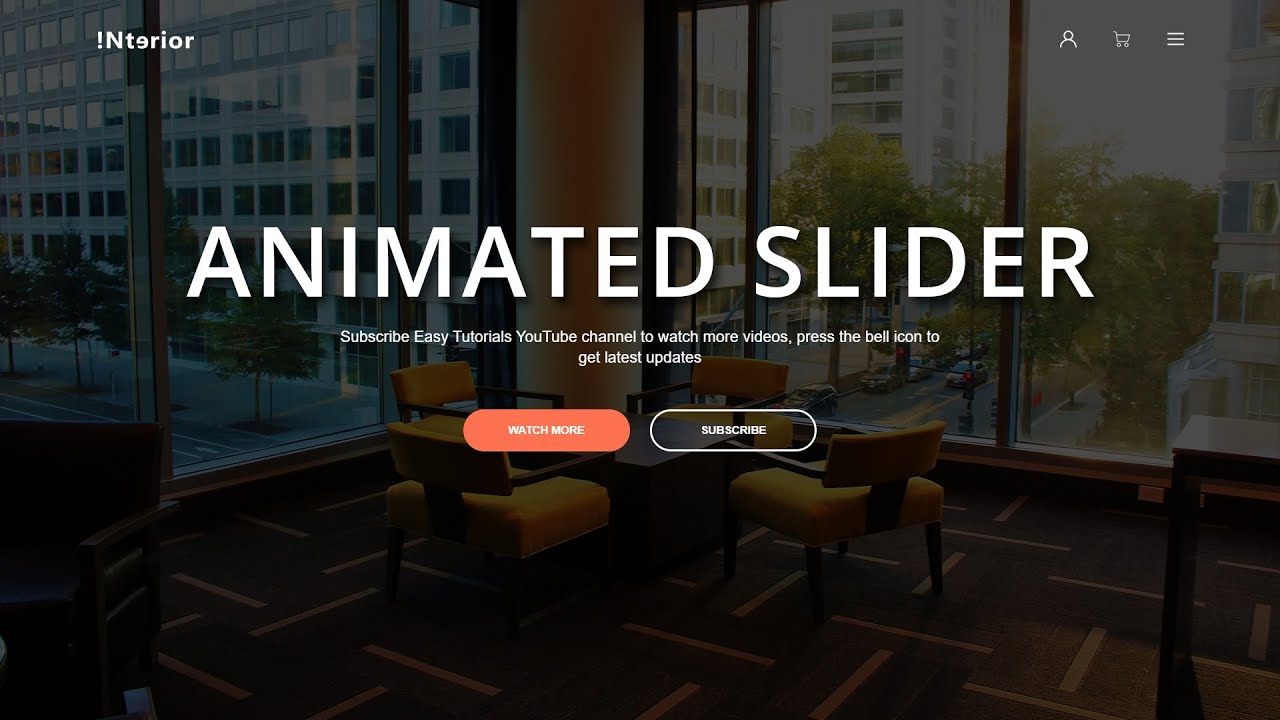  How To Make Image slider With Animation Using HTML And CSS | Web Design With Animation