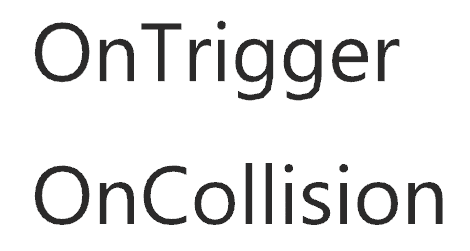  [Unity 3D] 유니티 3D : OnCollision과 OnTrigger의 개념과 사용
