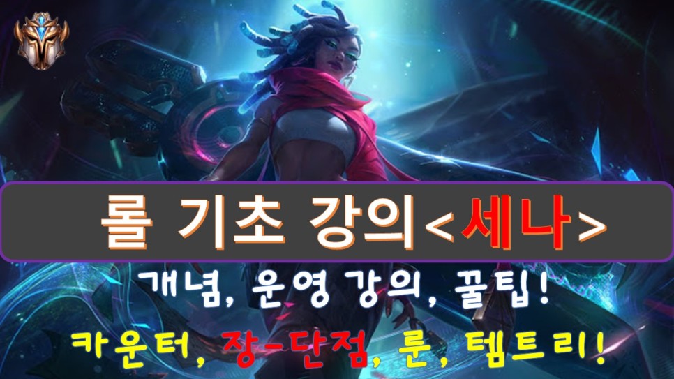  롤 시즌10 세나 룬 템트리 원딜? 서폿?
