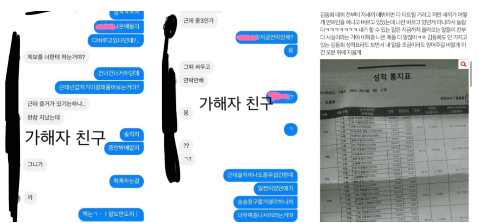 김동희 학폭 가해자 논란 너무 충격적인 피해자 증언들(+증거사진 나이 인스타)