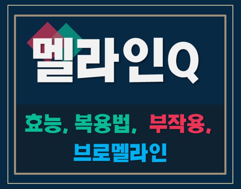  멜라인Q 효능 : 브로멜라인