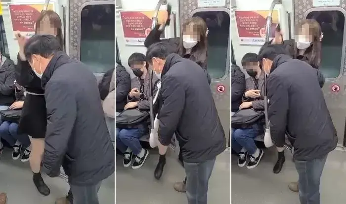  수도권 전철 9호선 가양역 으로 향하던만취녀 치하철 폭행녀 징역 1년