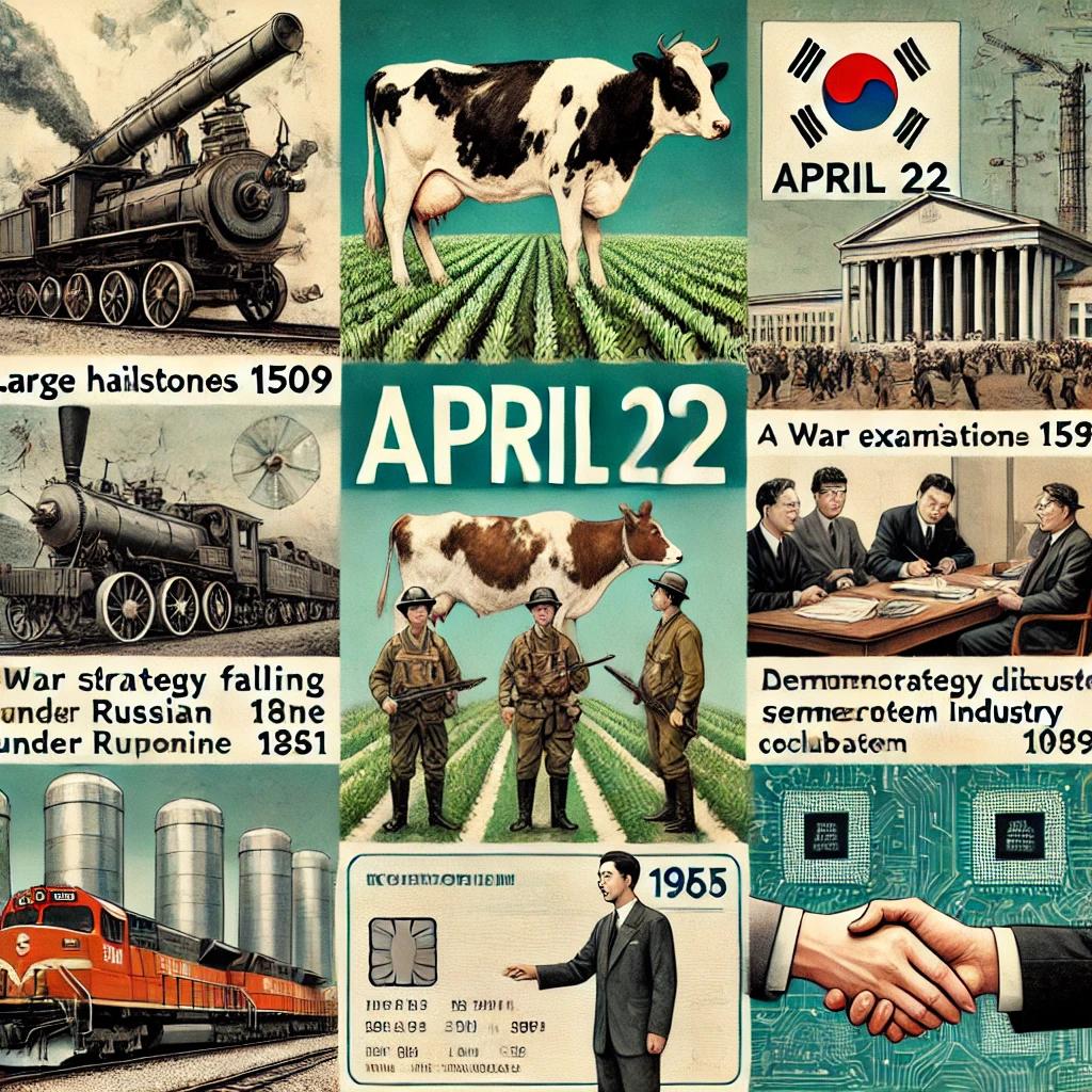 4월 22일 오늘의 역사