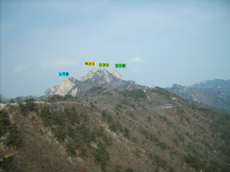  서울 북한산 [북한산성~백운대~도선사]