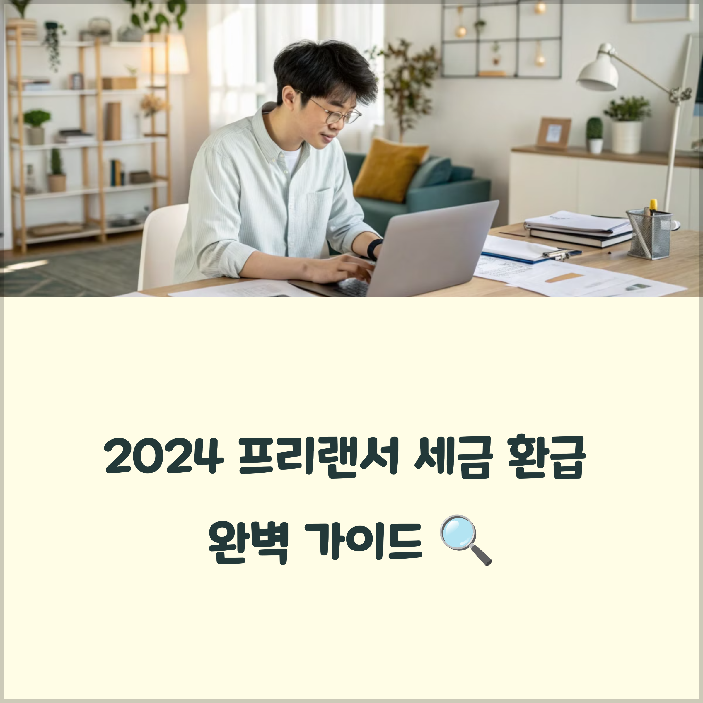 프리랜서 세금 환급 완벽 가이드