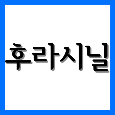  씨제이 후라시닐정, 술마시고 먹어도 될까? 효능과 부작용 알아보기