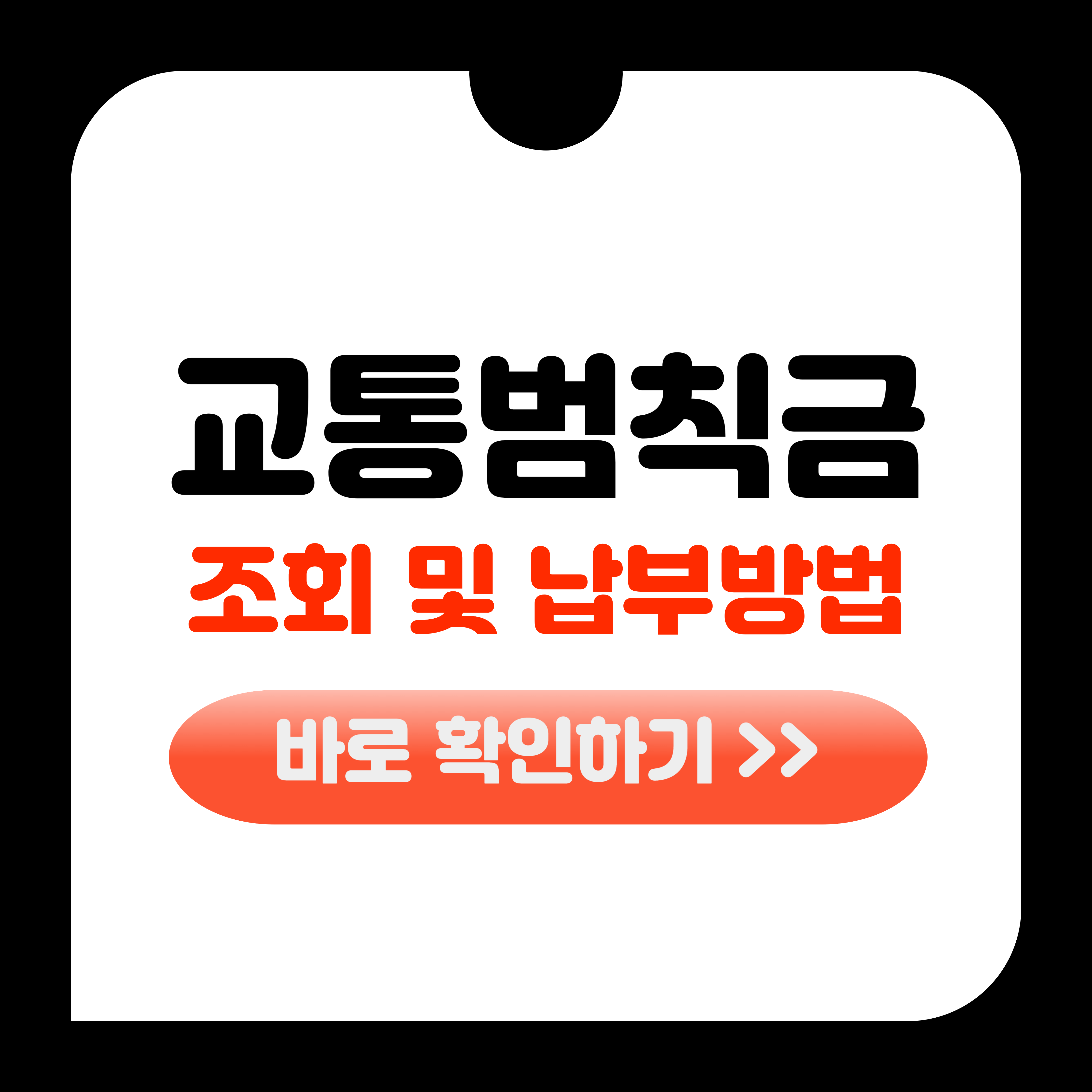 교통범칙금 조회