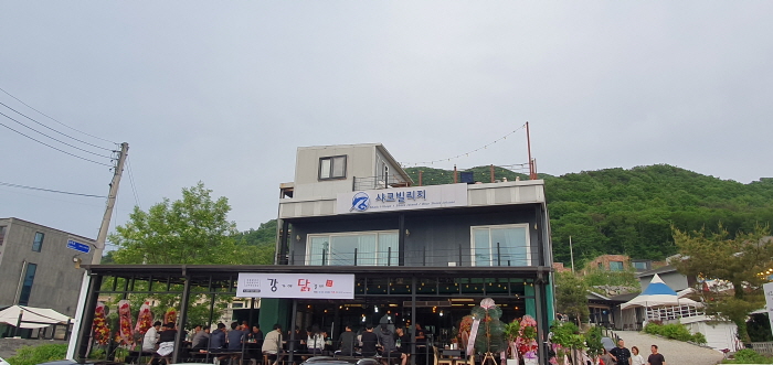  가평 빠지 앞 강가에 닭갈비 맛집! 강가에닭갈비