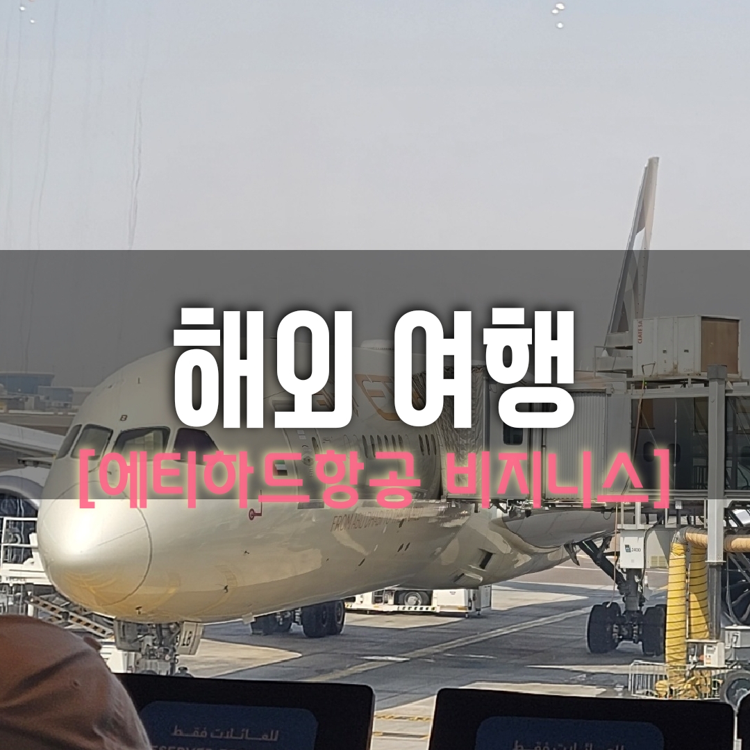  [항공사 리뷰] 에티하드 비지니스 좌석을 타고 런던으로!