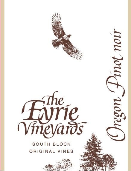 아이리 빈야즈(Eyrie Vineyards)의 사우쓰 블록 피노 누아(South Block Pinot noir) 1975 레이블