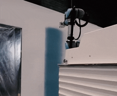 AI 구동 도장 로봇 VIDEO:AI-driven painting robot aims to address skills shortage
