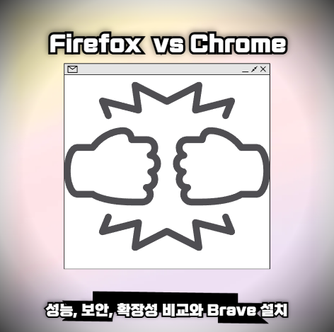 Firefox vs. Chrome: 성능, 보안, 확장성 비교와 Brave 설치