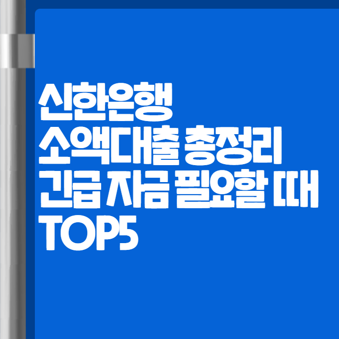 신한은행 소액대출 001