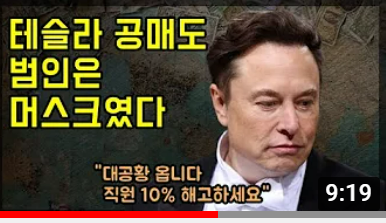 테슬라 공매도 주범은 일론 머스크였다? 썸네일