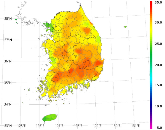  2024년 서울, 부산, 제주도 장마기간 및 전국 강수량 예측