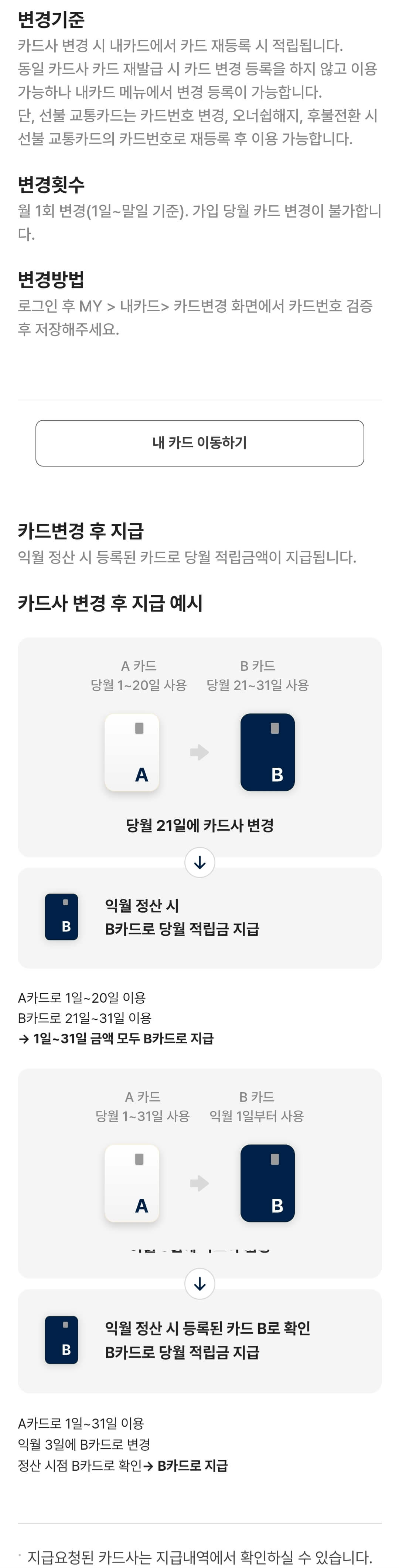 케이패스(K-패스) 카드변경 기준, 변경횟수, 변경방법, 변경 후 지급 등 안내