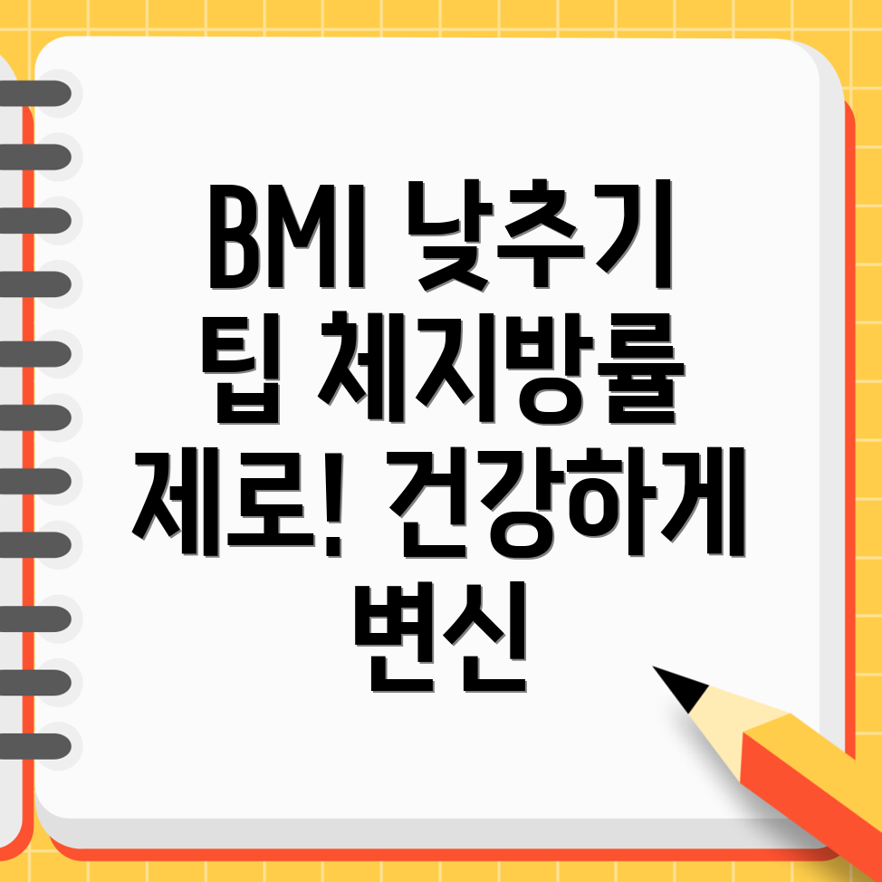 BMI 지수와 체지방률