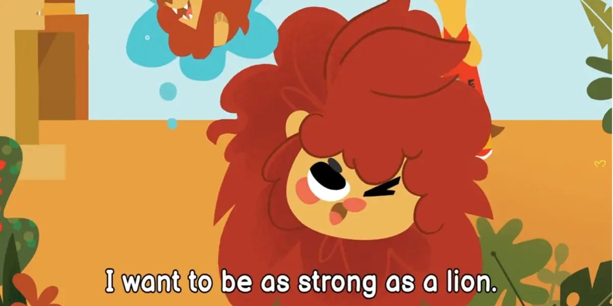 i want to be as strong as a lion-사진