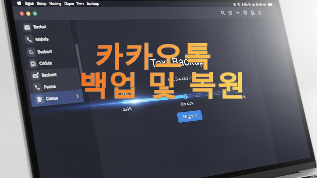 카카오톡 대화 내용 백업 및 복원 완벽 가이드