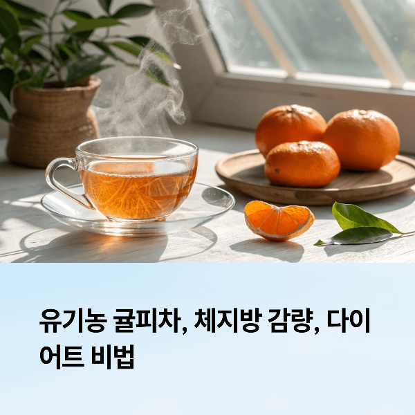 유기농 귤피차, 체지방 감량, 다이어트 비법