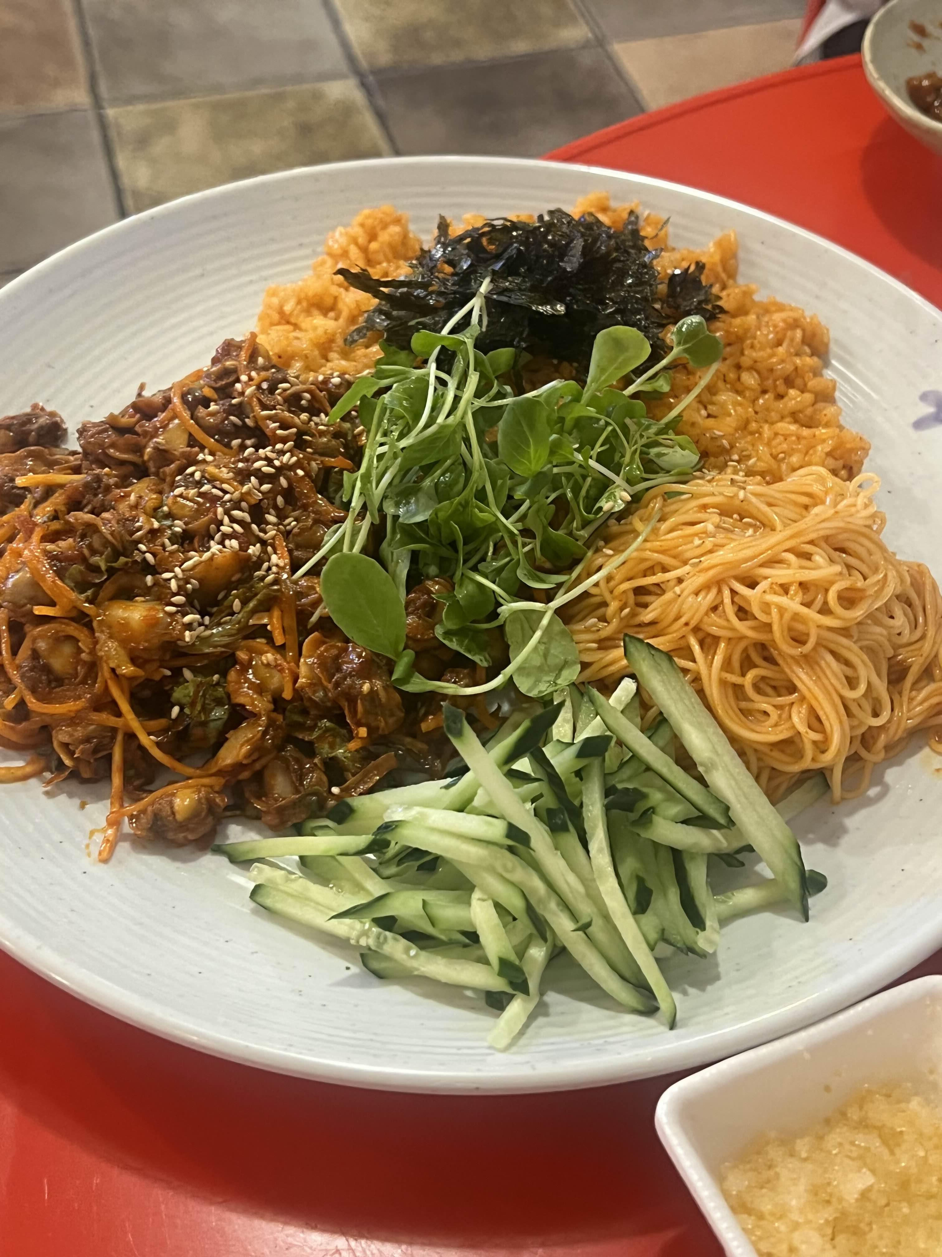 꼬막비빔밥-비빔면