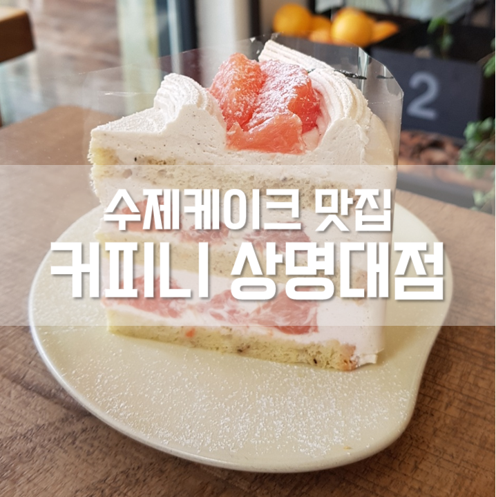  [입짧은햇님 케이크] 커피니 상명대점 수제 케이크를 먹어보았습니다!!