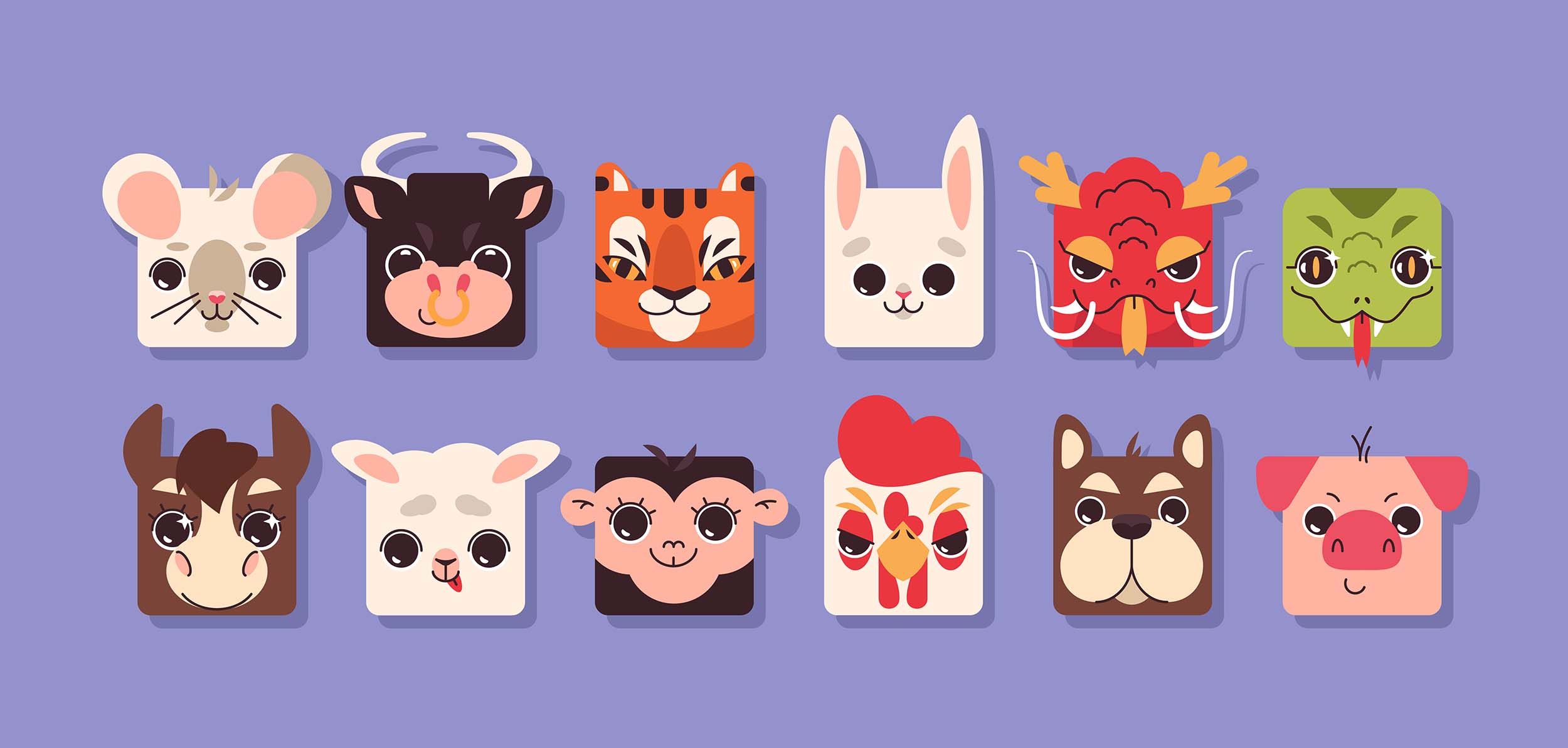 zodiac-animals-faces-icon-pet