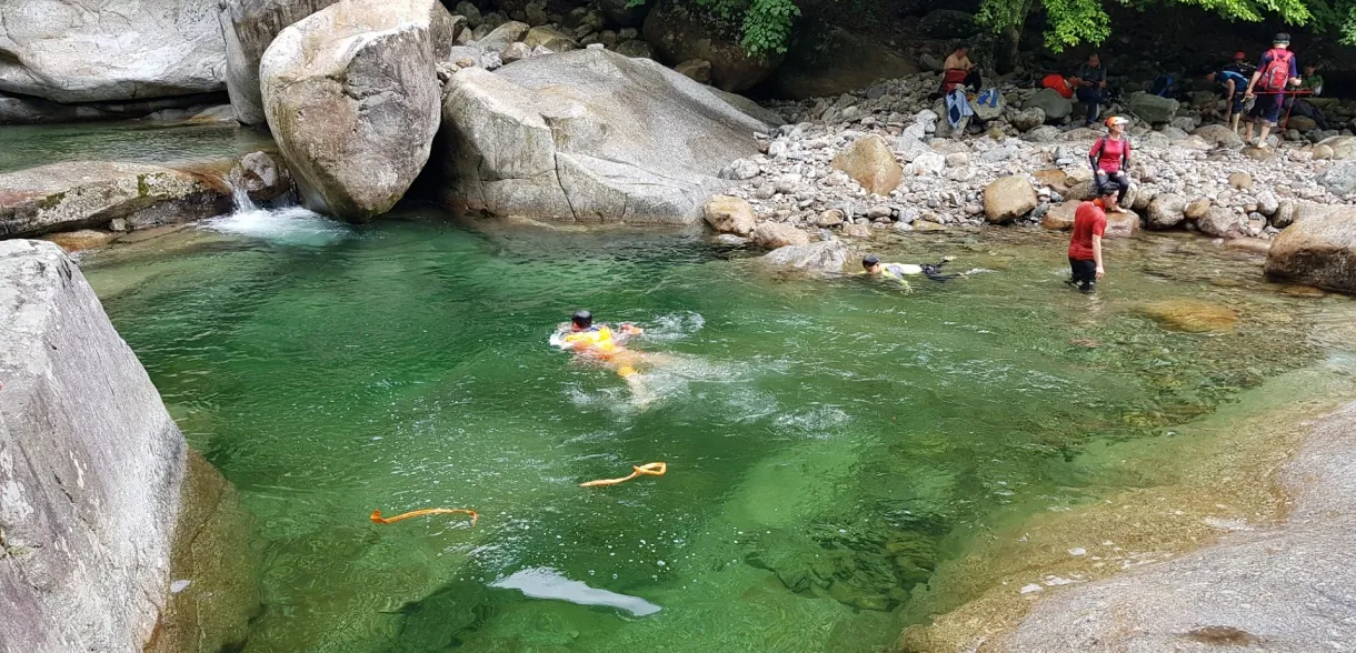 지리산 칠선계곡 계곡치기