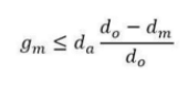 from: US Application No. 2022-0043266 Formula to define the gap between pin mirrors